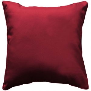 Coussin Carr&eacute; D&eacute;co "Essentiel" 40x40cm Bordeaux Prix