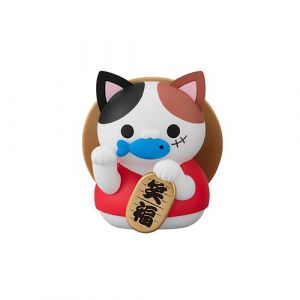 Megahouse Figurine One Piece Mega Cat Project Nyan Piece Nyan Beckoning Cat Lucky Cat Pirates 7 cm Modèle aléatoire