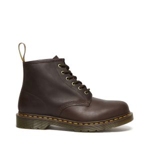 Dr. Martens Bottines cuir 101 Crazy Horse Marron Fonc&eacute; - Taille 45