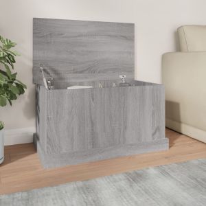 Image de VidaXL Boîte de rangement sonoma gris 70x40x38 cm bois d'ingénierie