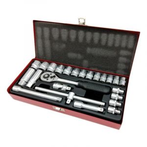 Brazoline Coffret de 24 pièces de douille et cliquet