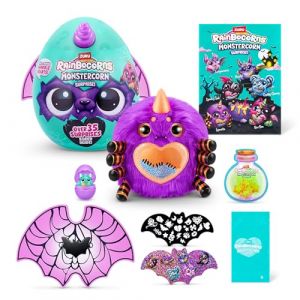 Rainbocorns Monstercorn Surprise, (Spider) Jouets pour Filles, peluche, Halloween