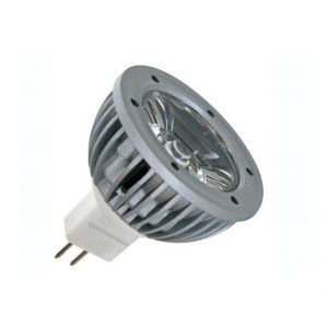 Lampe 5W Blanc Neutre LED MR16 - Ampoule En Verre Dépoli De 12V