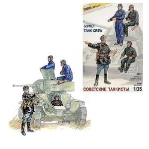 Zvezda Maquette Soviet Tank Crew - Echelle 1:35