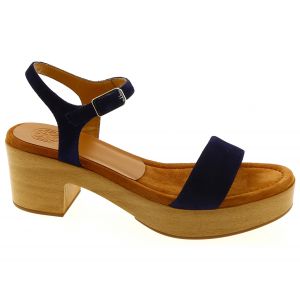 Unisa Irita_22_KS, Sandale Talon Femme, Bleu oc&eacute;an, 37 EU
