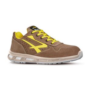 U-Power Chaussure de sécurité basse ADVENTURE S1P SRC - REDLION - taille: 43 - Jaune / Marron