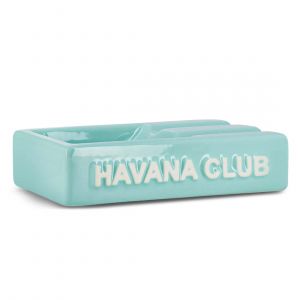 Havana Club Cendrier el segundo rectangulaire bleu