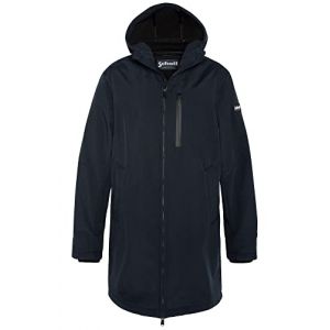 Schott Parka droite longue Bleu - Couleur Bleu - Taille M