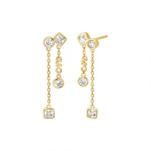 Michael Kors Ohrh&auml;nger 925er Silber Ohrringe 1 ct Damen (128.99 &euro; / 1 ct)