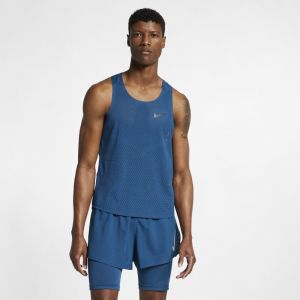 Image de Nike Club de Golf Haut de running sans manches VaporKnit pour Homme - Bleu - Couleur Bleu - Taille XL