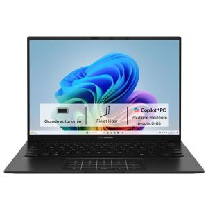 Asus Zenbook 14 UM3406KA-DRFQD304W 14" Copilot+ AMD Ryzen AI 7 16 Go RAM 512 Go SSD Noir jade