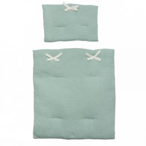 Couverture-oreiller poup&eacute;e bobble vert