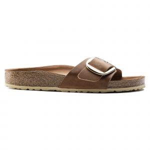 Birkenstock Sandales femme Madrid Big Buckle Natural Leather Oiled