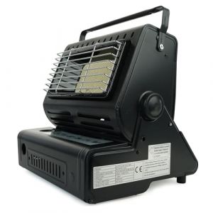 Chauffage &agrave; gaz - EUROCATCH - Radiateur portable - R&eacute;glable - Id&eacute;al terrasse et camping - 4 kW