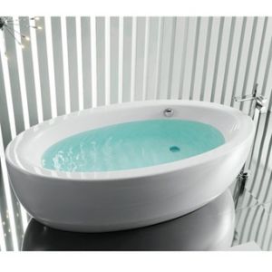 Image de Roca Georgia One Piece - Baignoire îlot monobloc (185 x 100 cm)