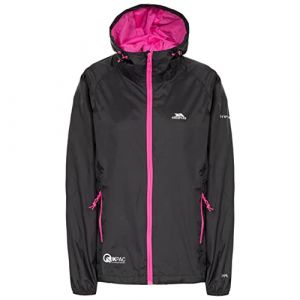 Trespass Veste imperméable pliable QIKPAC - Femme (M) (Noir) - UTTP3379