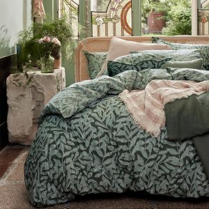 Essix Housse de couette en coton Vert 240x220 cm
