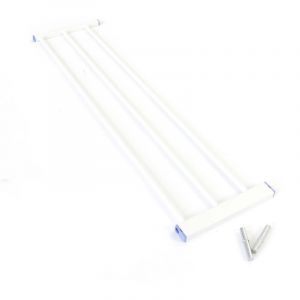 Toboli Extension pour barrière de sécurité Blanche 20cm Rallonge de grille de protection Enfichable Protection Enfants Bébé & Animaux Escaliers