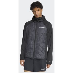 Adidas Veste à capuche Terrex Multi CLIMAWARM Insulated Hybrid noir pur - L