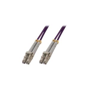 MCL Samar FJOM4/LCLC-15M - Fibre optique OM4 duplex multimode 50/125 LC/LC 15 m