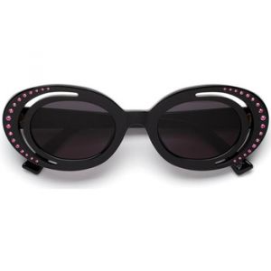 MARNI Unisex Zion Canyon Black D5M Lunettes de soleil Acétate Noir Gris Géométrique Normale