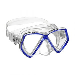Mares Masque Enfant Aquazone Pirate, Masque Snorkeling Enfant - Unisex, Rose/Blanche Transparent