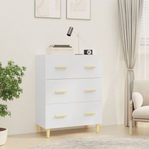 VidaXL Buffet Blanc 70x34x90 cm Bois d'ingénierie - White
