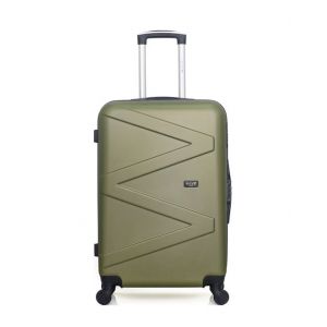WAVE Valise Weekend ABS AMAZONE 4 Roues 65 cm Vert M Kaki