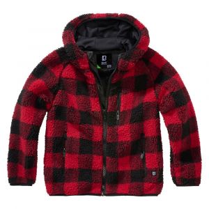 Image de Brandit Veste Teddy 170-176 cm Red / Black