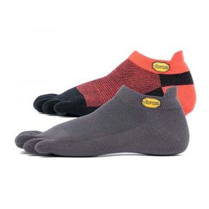 Image de Vibram Fivefingers Chaussettes Pack 2 No-show EU 42-45 Dark Grey / Red Black