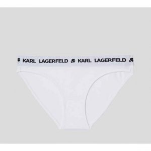 Image de Karl Lagerfeld Culotte logot&eacute;e - Blanc - Couleur Blanc - Taille XL