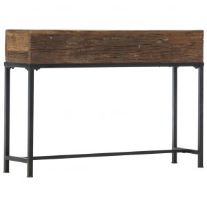 Image de VidaXL Table console 120 x 30 x 80 cm Bois de récupération massif