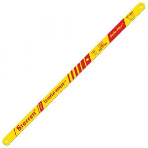 Starrett Lot de 50 lames de scie à métaux bimétallique BS1224 Safe-Flex HSS 300 mm 24 TPI pour métaux non ferreux, acier inoxydable, tuyaux, plastiques