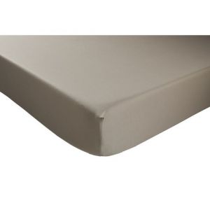 Dodo DRAP HOUSSE - ANTIBACTERIENS - TAUPE - 160X2000 cm - Bonnet 32 cm