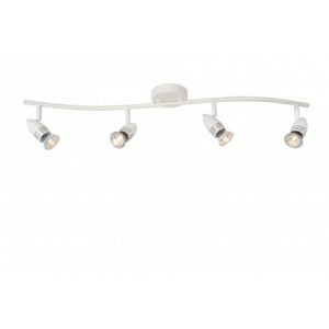 Image de Lucide Spot Plafond Caro LED - GU10 - 4x5W 2700K - Blanc