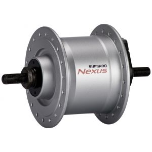 Image de Shimano Nexus DH-C3000-3N Dynamo de moyeu 3 Watt pour freins sur jante/axe de vissage, silver 36H Moyeux trekking & ville