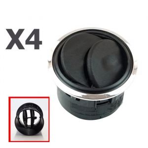 4 Grilles de Ventilation Bouche d'air Aeration Avant Gauche Droite Milieu Gris prévu pour Master 3 Movano B NV400 Logan