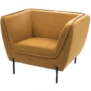 Amadeus Fauteuil Provence moutarde - Jaune - Tissu