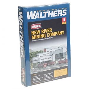 Walthers-New River Mining Company - Kit - Main BLDG: 7-1/2 x 5-3/8 x 13cm - 1.6cm ; TR