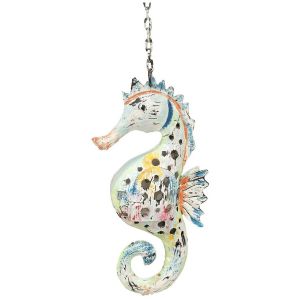 Signes Grimalt Pendentif décoratif hippocampe pour la maison, figurine de marin multicolore, idéale pour le Style nautique et la décoration aquatique