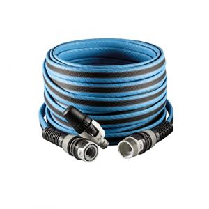 Force 30 m, Tuyau d'arrosage pour Jardin, Léger, Résistant et Compact, pour Usage intensif, avec Lance, couleur Bleu, -43% CO2e - Bleu - Fitt