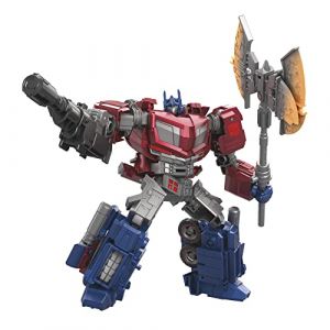 Transformers Generations Studio Series Figurine 03 Gamer Edition Optimus Prime Classe Voyageur de 16,5 cm, Transformers: War for Cybertron