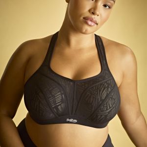 Brassi&egrave;re de sport non rembourr&eacute;e - Black Chalk noir