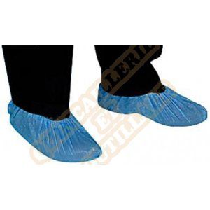 Euro Protection Couvre chaussures visiteur polyéthylène bleu (100 pièces) : 45240