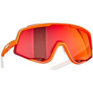 100% Glendale Soft Tact Neon Orange/HiPER Red Multilayer Mirror Lens