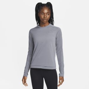 Image de Nike RUNNING PACER CREW TOP - Smoke Grey, Smoke Grey - Taille M