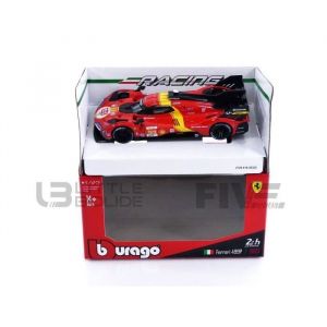 Bburago Mod&egrave;le r&eacute;duit - Ferrari 499P - 1/43 - Rouge - 3.0L Turbo V6 - Utilisation ext&eacute;rieure