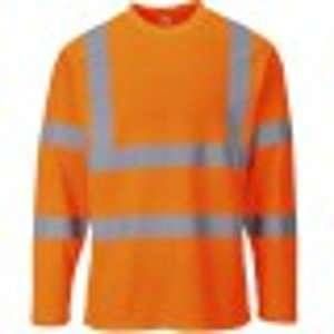 Portwest Tee Shirt Haute Visibilité manches longues Orange XL