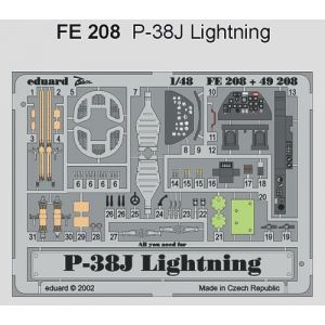 Eduard MAQUETTE P 38 J LIGHTNING HASEGAWA1/48 FE208