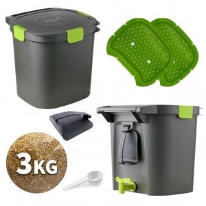 Bokashi - Lot de 2 Bokashi Confort 14 Litres| Kit Complet